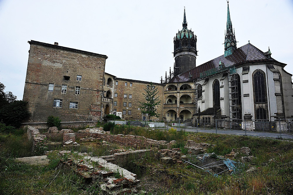 Schloss Wittenberg, vor der Sanierung